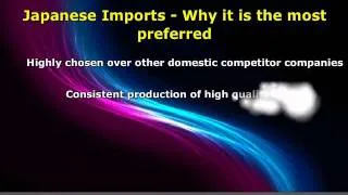 NEW BUSINESS IDEAS: JAPANESE IMPORT EXPORT GOODS ARE EASY MONEY