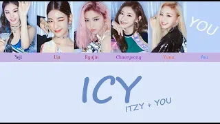 ITZY - ICY (6 Members ver.) (Color Coded Lyrics Han)