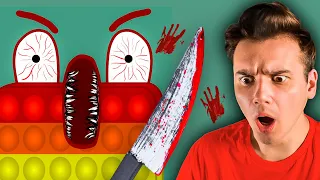 ЗЛОЙ ПОП ИТ против ВСЕХ 🌈🔪 Спинер, Симпл Димпл Песня *Реакция* 🌈🔪 Цицерон Анимация | Рома Субботин