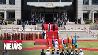 Yoon greets UAE's President with the biggest welcoming ceremony for a foreign leader