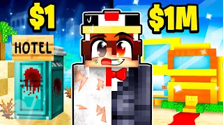 Vacances à $1 vs $1,000,000 sur Minecraft !