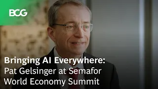 Bringing AI Is Everywhere: Pat Gelsinger, CEO of Intel at Semafor World Economy Summit