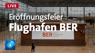 Die Eröffnung des Flughafen BER im Livestream