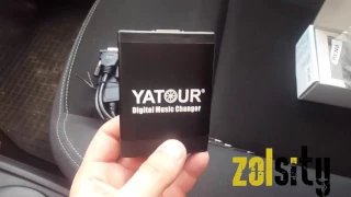 Renault megane 2 адаптер YATOUR  (USB SD AUX)