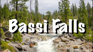 Visiting the epic Bassi Falls | Eldorado National Forest |  4K