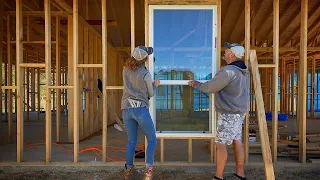 Building Our Own Home Ep.14 | Installing The First of Many Windows and Doors!