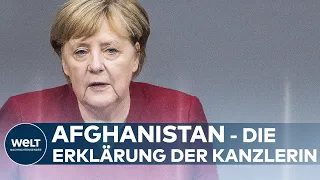 AFGHANISTAN: Die komplette Regierungserklärung von Kanzlerin Angela Merkel I WELT Dokument