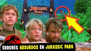 33 ERRORES ABSURDOS en JURASSIC PARK (1993) que NO notaste! 🎬(Parque Jurásico)