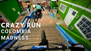 CRAZY Urban Downhill track! GNARLY riding in Ciudad Bolivar Course Preview | Bogota, Colombia