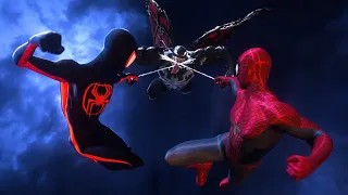 TASM 2 Peter and ATSV Miles Vs Venom Final Boss Fight - Spider-Man 2 PS5