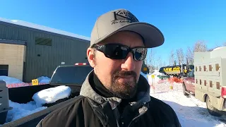 2022 Iditarod - Pete Kaiser at Willow Restart