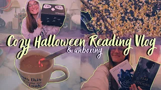 Cozy Halloween Reading Vlog & OWLCRATE Unboxing!!