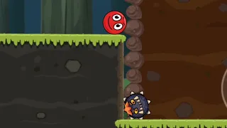 "RED BALL FINDS ENEMY WAITING DOWN"   Bounce Ball 7 : Red Bounce Ball Adventure