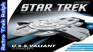 Star Trek Official Starship Collection By Eaglemoss/Hero Collector. Bonus 29. USS Valiant Concept
