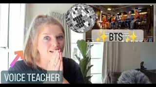 Voice Teacher Reacts - BTS Tiny Desk FULL