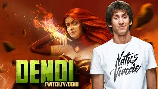 Dota 2 Stream: Na`Vi Dendi - Lina (Gameplay & Commentary)