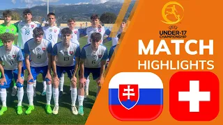 SLOVAKIA U17 2-1 SWITZERLAND U17 | UEFA U17 CHAMPIONSHIP ELITE ROUND | HIGHLIGHTS | 06-03-2024