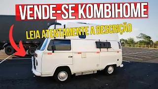 VENDE-SE KOMBI MOTORHOME com TETO ALTO DE FIBRA, LEGALIZADA!