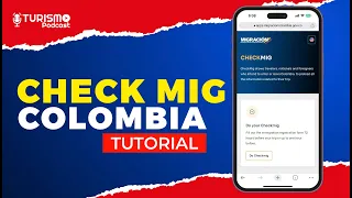 Tutorial CHECK MIG Actualizado 2024 para VIAJAR a COLOMBIA ✅ Paso por Paso