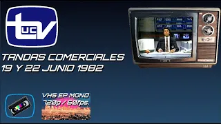 Tandas Comerciales Canal 13 UCTV - 19 y 22 Junio 1982