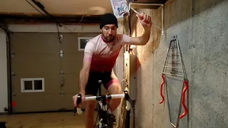 La première fois sur un rouleau Tacx