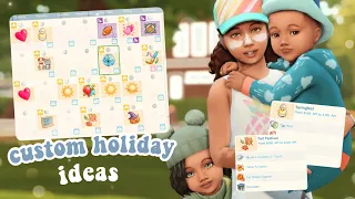 📅 Custom Calendar Ideas and Mods to add to your Gameplay! 🐣 | The Sims 4: Holiday Ideas