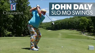 John Daly’s swing in slow motion (every angle)