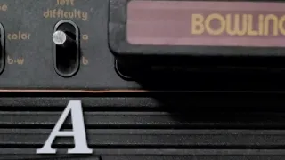 Bowling (1 A) hard curveball Atari 2600