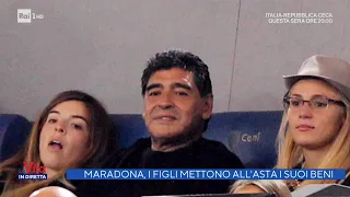 Eredità Maradona, i figli mettono i beni all'asta - La vita in diretta 04/06/2021