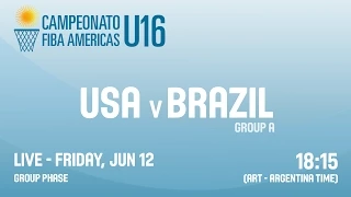 USA v Brazil - Group A - 2015 FIBA Americas U16 Championship