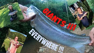 HUGE TROUT!!! at Cedar Springs(feat. Cooper Dickerson) NON-STOP ACTION!!! (MULTIPLE PBS CAUGHT!!!)