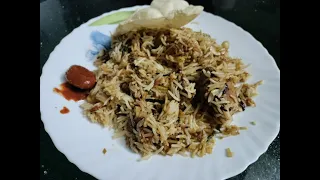 Basmathi rice chicken biriyani/how to make basmati rice special chicken biriyani/ biriyani@ home
