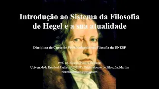 Sistema da Filosofia de Hegel - Aula 1 Parte 2/3 - O Espírito