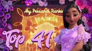 Isabela’s Top Singing Voices🌸| My Personal Ranking | Encanto