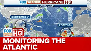 Invest 92L Near Africa, New Disturbance In Gulf of Mexico Monitored For Tropical Development