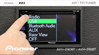 How To - AM/FM Radio - Pioneer AVH-290BT, AVH-291BT, MVH-AV290BT, AVH-190DVD