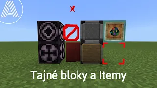 Tajné bloky a itemy !| Minecraft