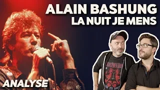 The analysis of ALAIN BASHUNG's song: LA NUIT JE MENS