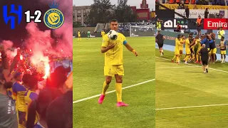 Al Nassr Fans Go Completely Crazy As Ronaldo Scores Two Goals Against Al Hilal In The Cup Final