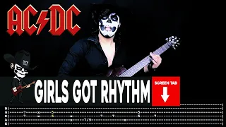 【AC/DC】[ Girls Got Rhythm ] cover by Masuka | LESSON | GUITAR TAB