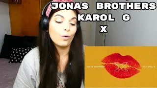 REACCIÓN: X - JONAS BROTHERS & KAROL G| Cristina Black & White