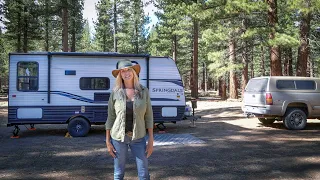 GOING BACK TO WHERE IT ALL BEGAN | SOLO Female Living in a TRAVEL TRAILER | Van Life