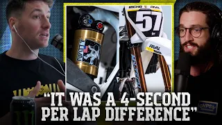 Jase and Tommy Searle talk about the difference good suspension makes to a motocross bike!