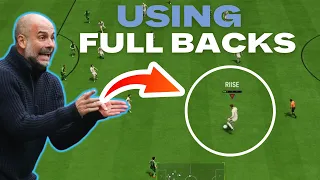 How To Use Pep Guardiola's "Inverted Full Backs System" In FC 24