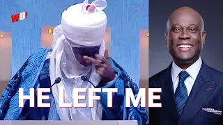 I thought I would d!e and leave Herbert Wigwe behind. - Sanusi Lamido burst into tears.