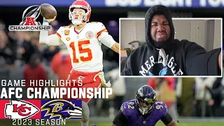 Kansas City Chiefs vs. Baltimore Ravens | REACTION | 2023 AFC Championship
