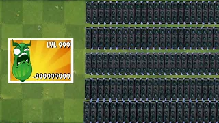 MAX PLANTS 999 VS 1000 SPEAKERS FULL HEALTH | PVZ 2 CHALLENGE