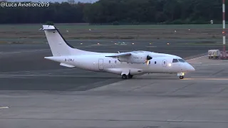 AWESOME Evening arrivals at FMO Airport! *LOUD DORNIER 328 ENGINE SOUND* | AirDolomiti E195 and more