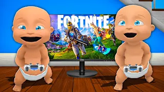 Baby PLAYS OG FORTNITE!