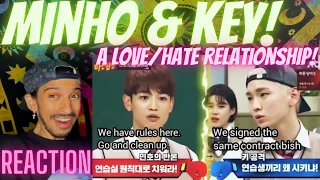 MINHO and KEY having a Love Hate Relationship for 10 minutes straight | REACTION